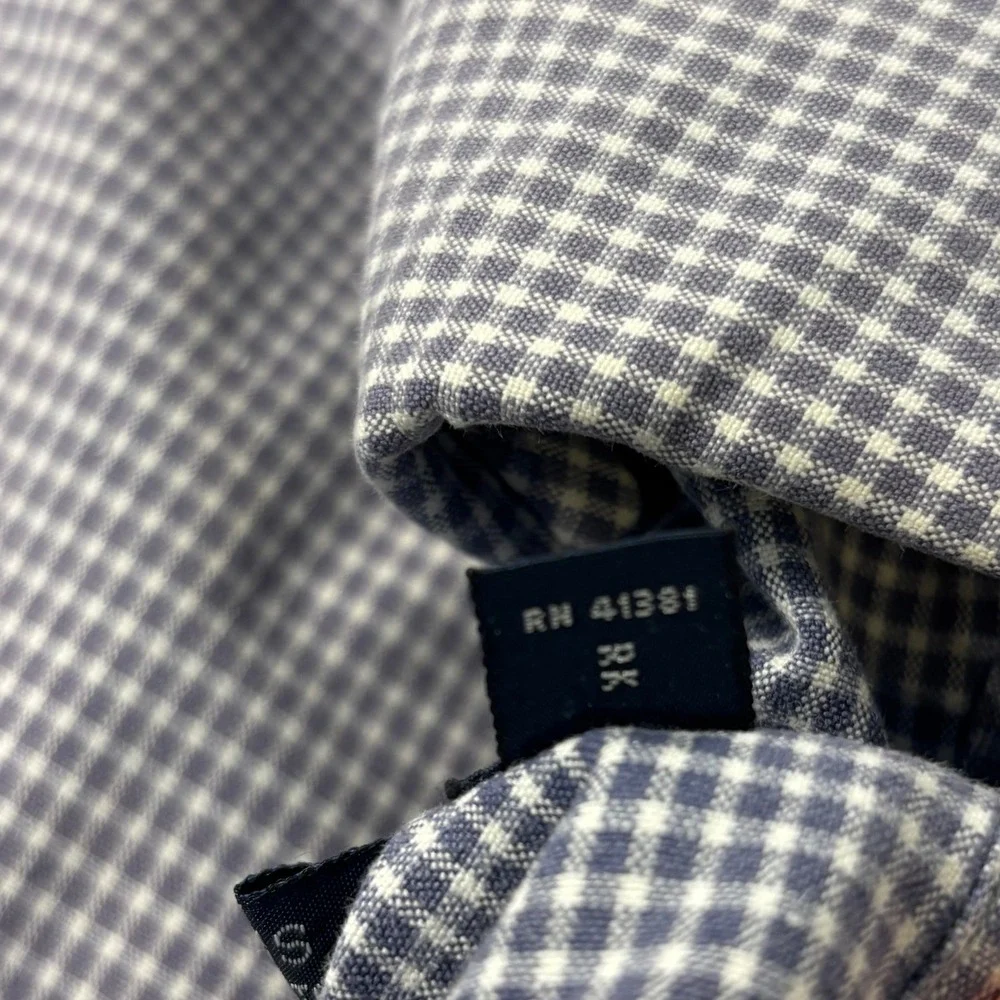 Vintage Polo Ralph Lauren Adams loop collar camp shirt men's xl gay plaid